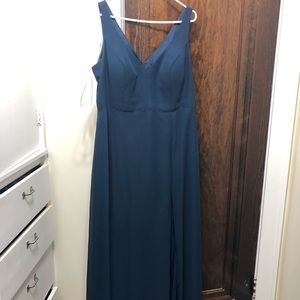 Dark Navy size 20 Azazie Dress- Kianna
